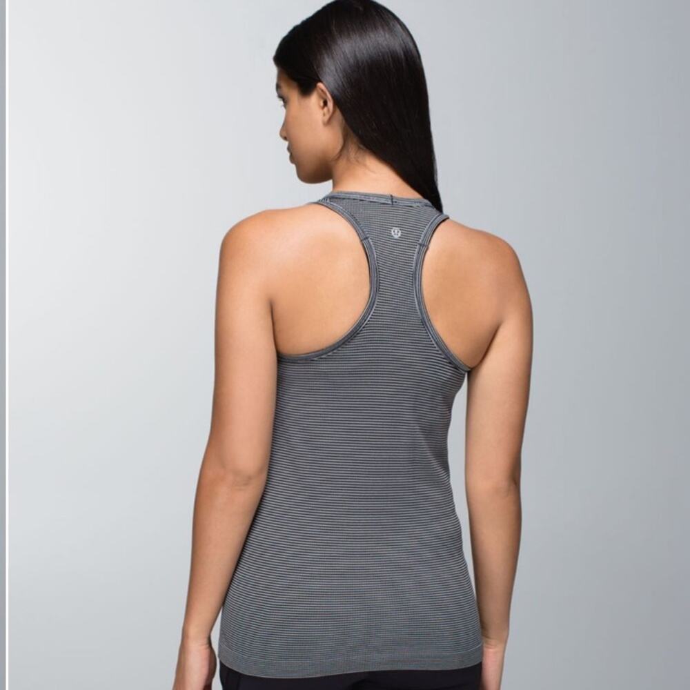 Lululemon Run: Swiftly Tech Racerback Stripe blac… - image 5